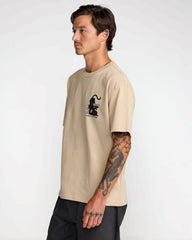 Burner Short Sleeve Tee - Khaki | RVCA on sale