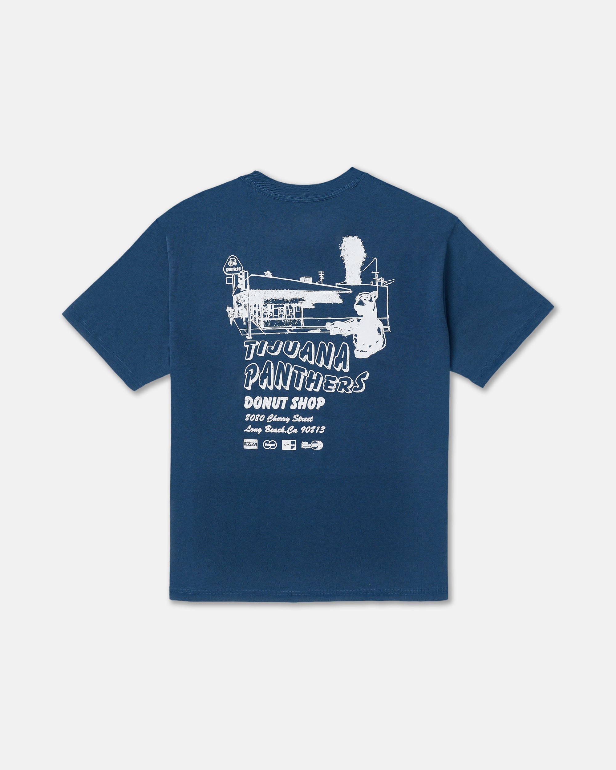 CS Donut Shop Short Sleeve Tee - Dark Denim | RVCA for sale