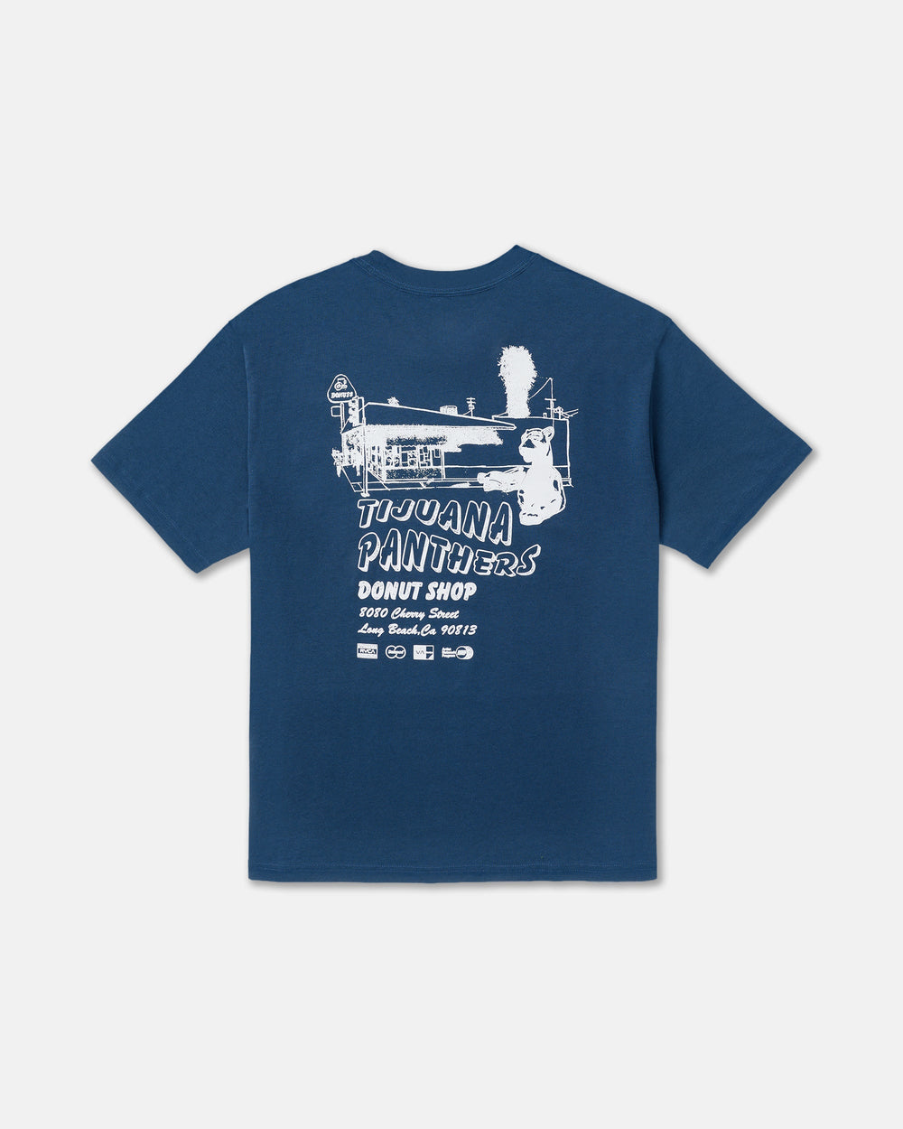 CS Donut Shop Short Sleeve Tee - Dark Denim | RVCA for sale