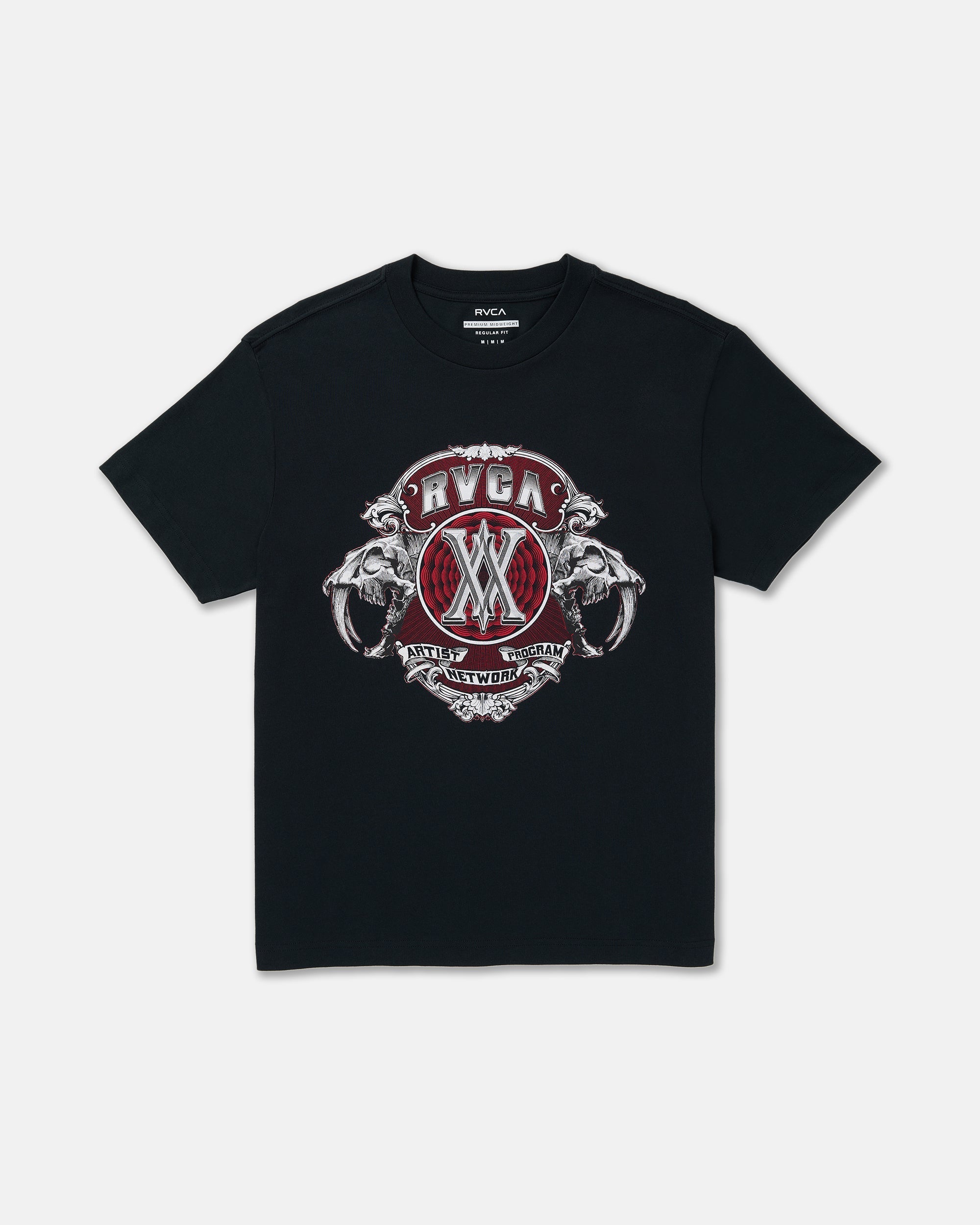Saber Short Sleeve Tee - Black | RVCA sale