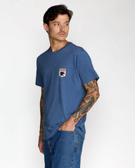 Pantero Short Sleeve Tee - Indigo | RVCA online