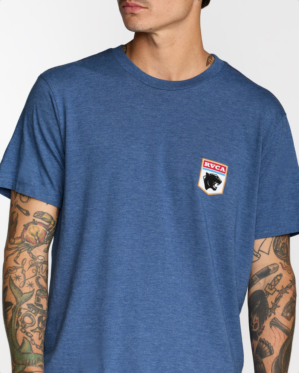 Pantero Short Sleeve Tee - Indigo | RVCA online