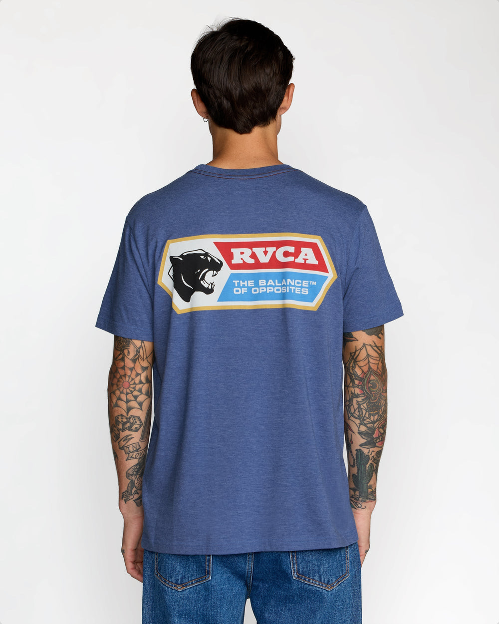 Pantero Short Sleeve Tee - Indigo | RVCA online