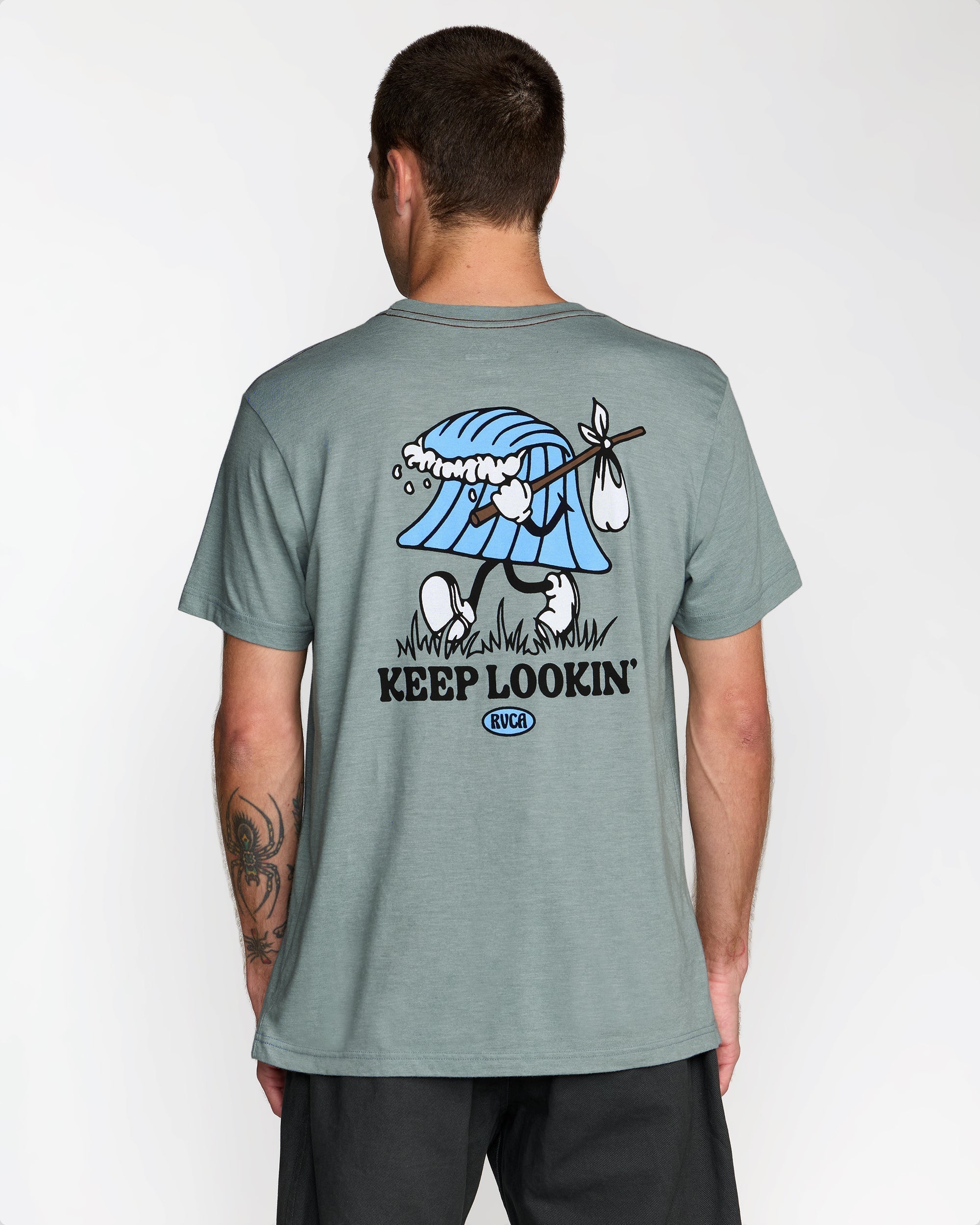 Keep Looking Short Sleeve Tee - Lead | RVCA US