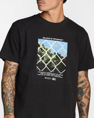 Thru View Short Sleeve Tee - Black | RVCA sale