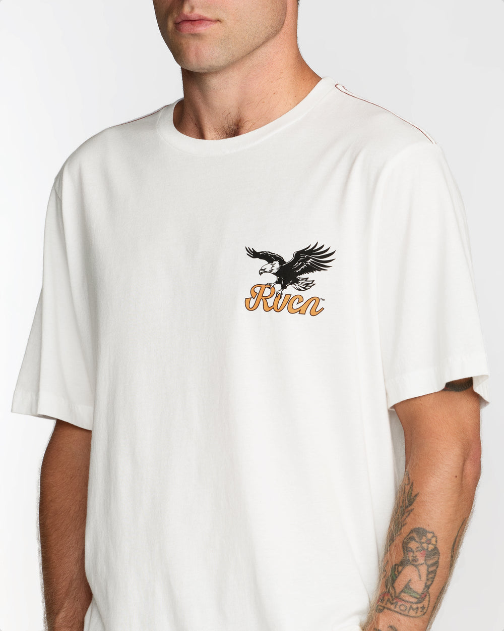 On Wings Short Sleeve Tee - Antique White | RVCA US
