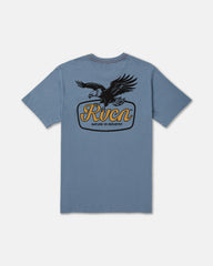 On Wings Short Sleeve Tee - Vintage Navy | RVCA US