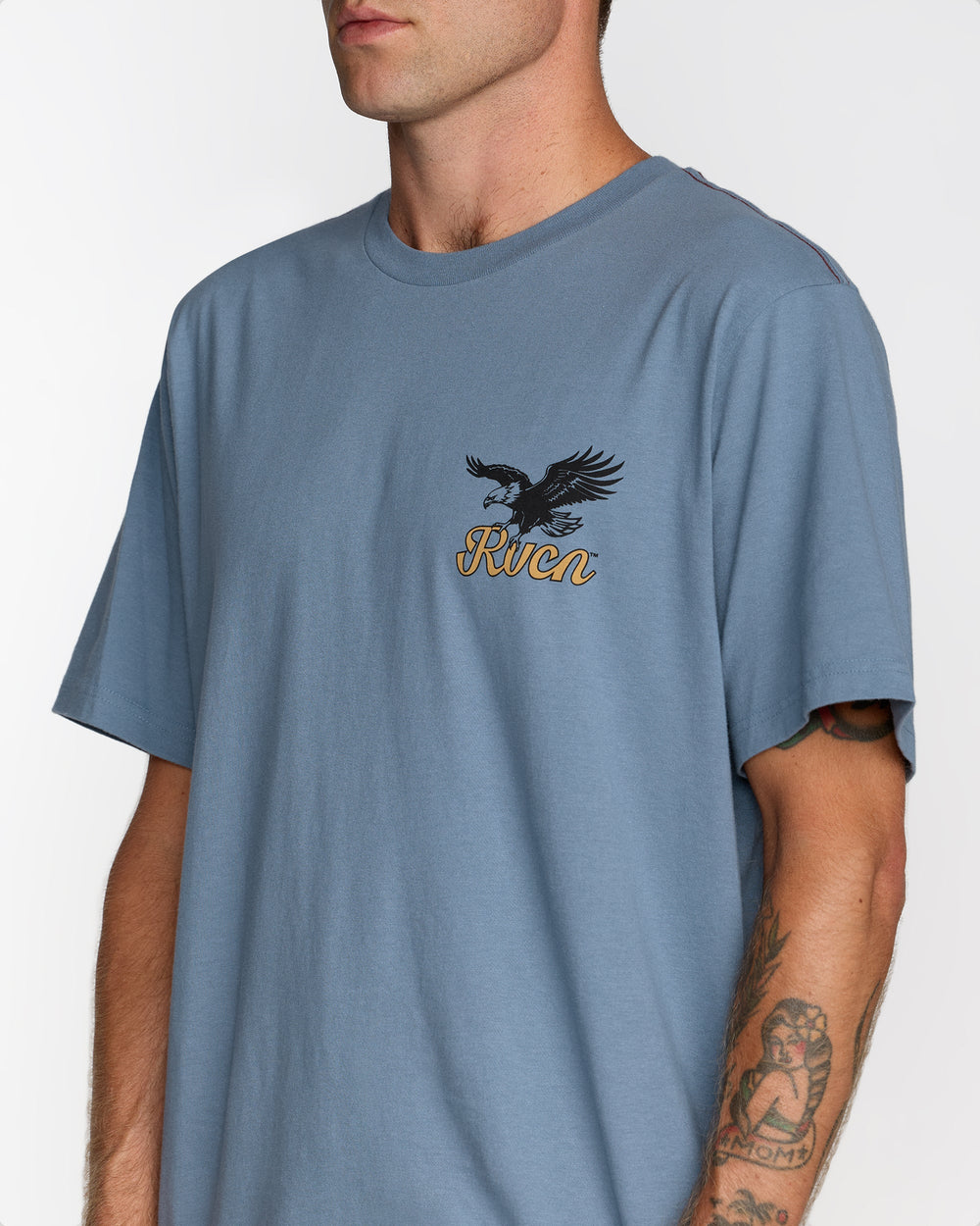 On Wings Short Sleeve Tee - Vintage Navy | RVCA US