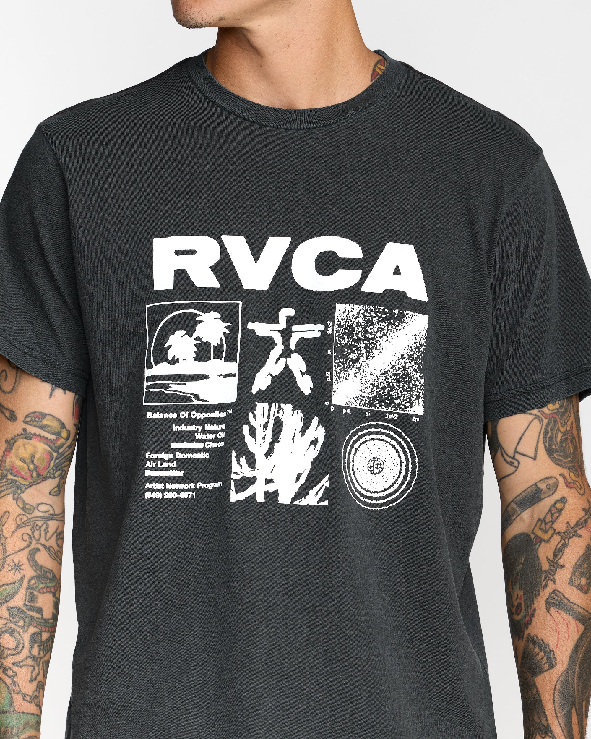 RVCA Program Tee - Pirate Black | RVCA US