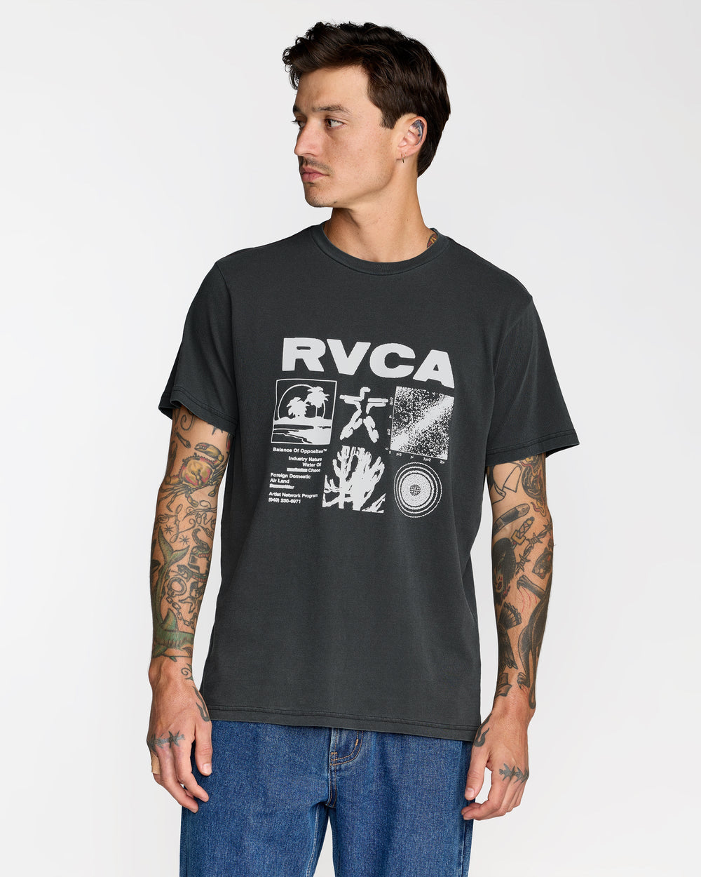 RVCA Program Tee - Pirate Black | RVCA US