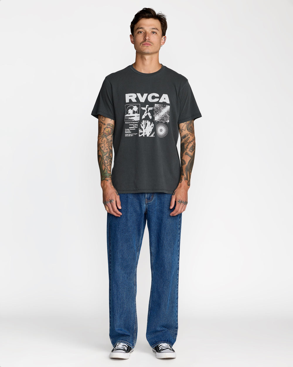 RVCA Program Tee - Pirate Black | RVCA US