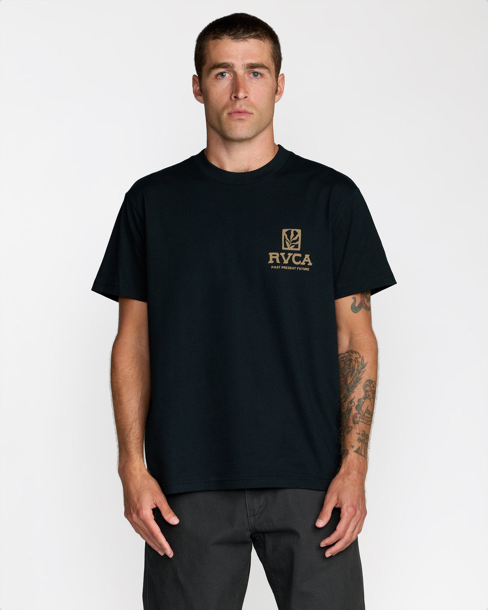 Palmgrove Tee - Black | RVCA sale