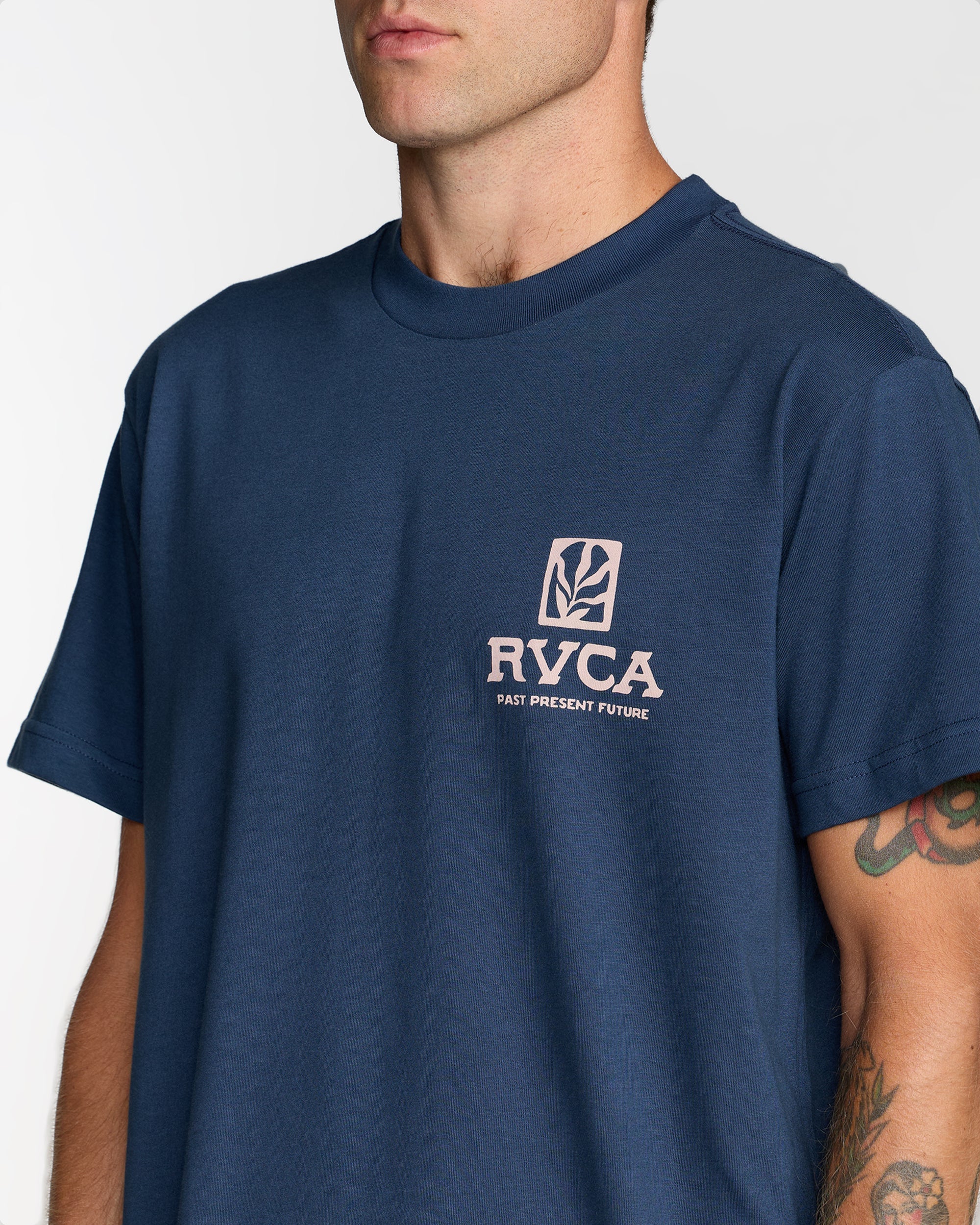 Palmgrove Tee - Moody Blue | RVCA discount