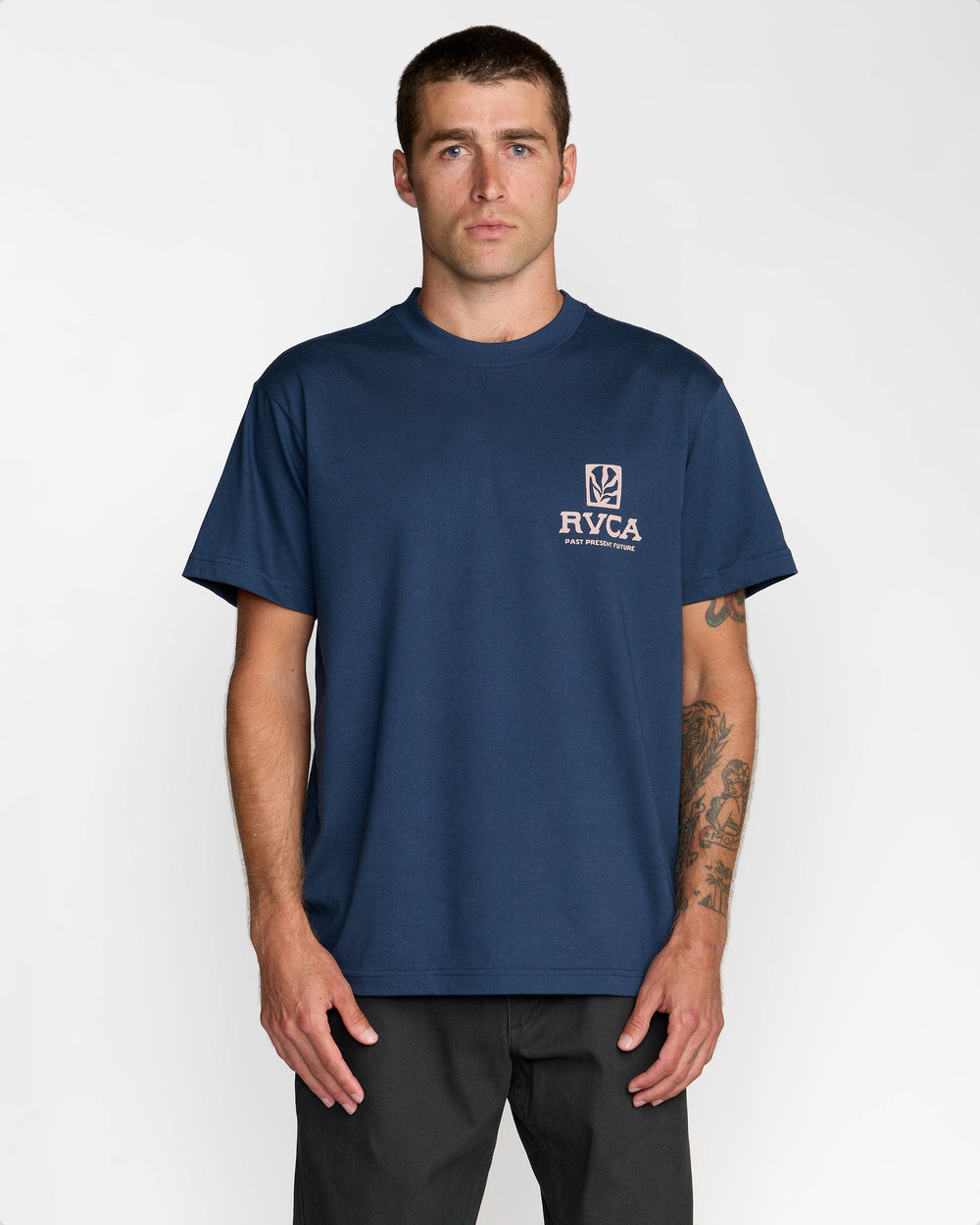 Palmgrove Tee - Moody Blue | RVCA discount