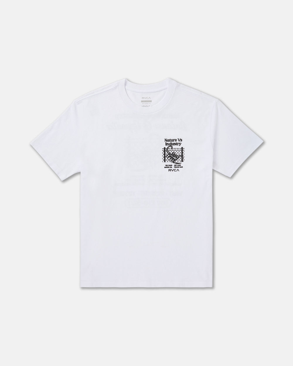 Security Code Tee - White | RVCA US