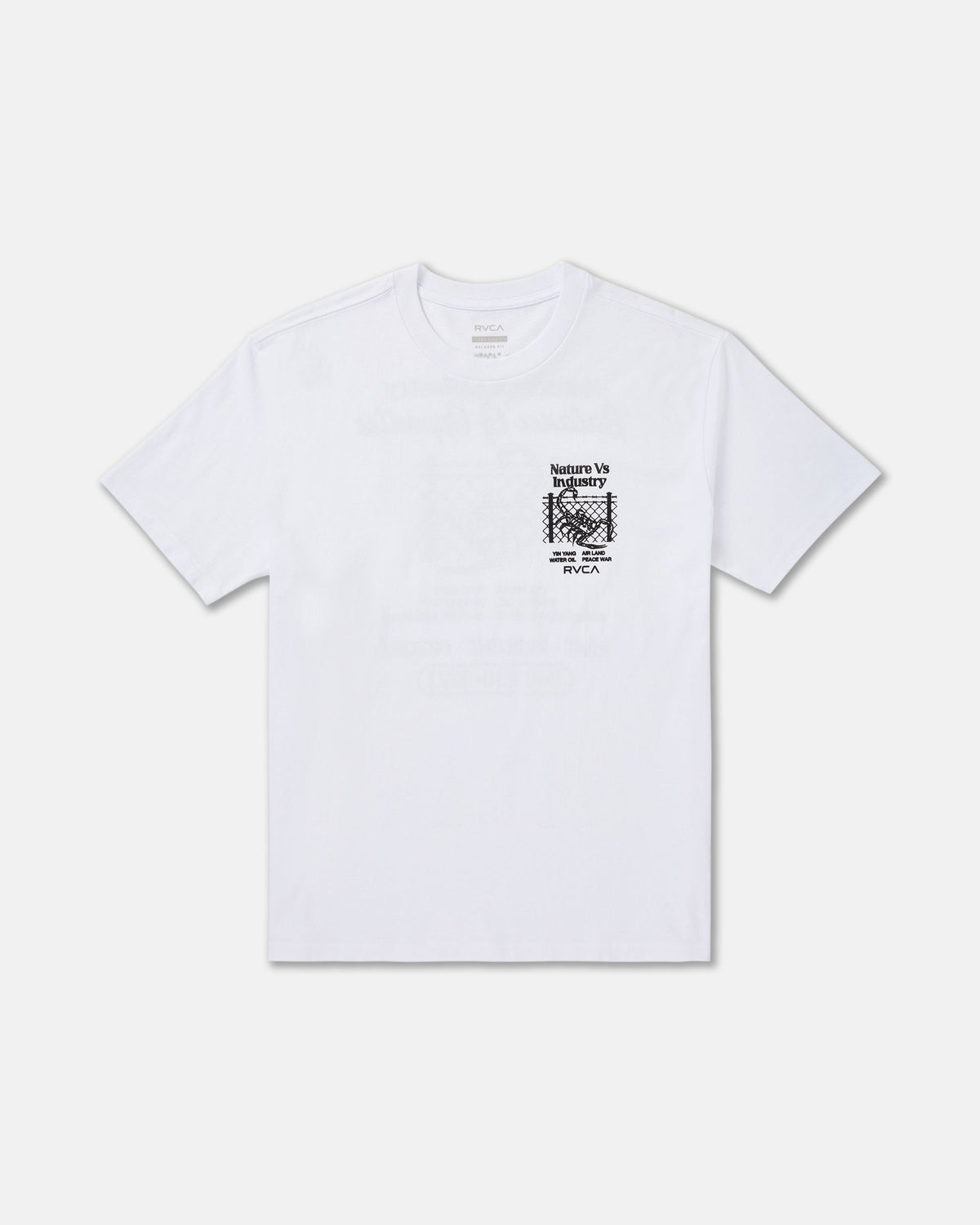 Security Code Tee - White | RVCA US