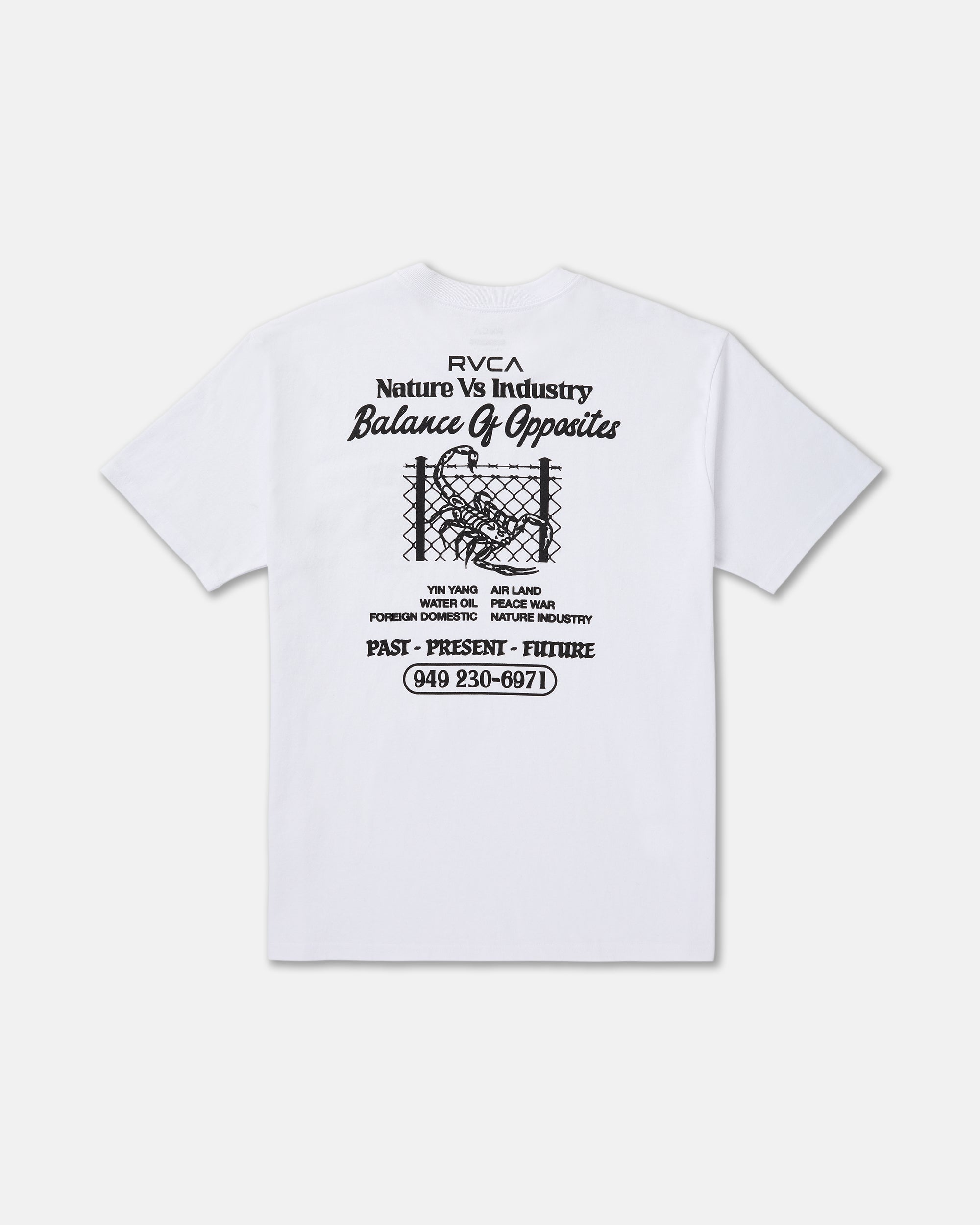 Security Code Tee - White | RVCA US