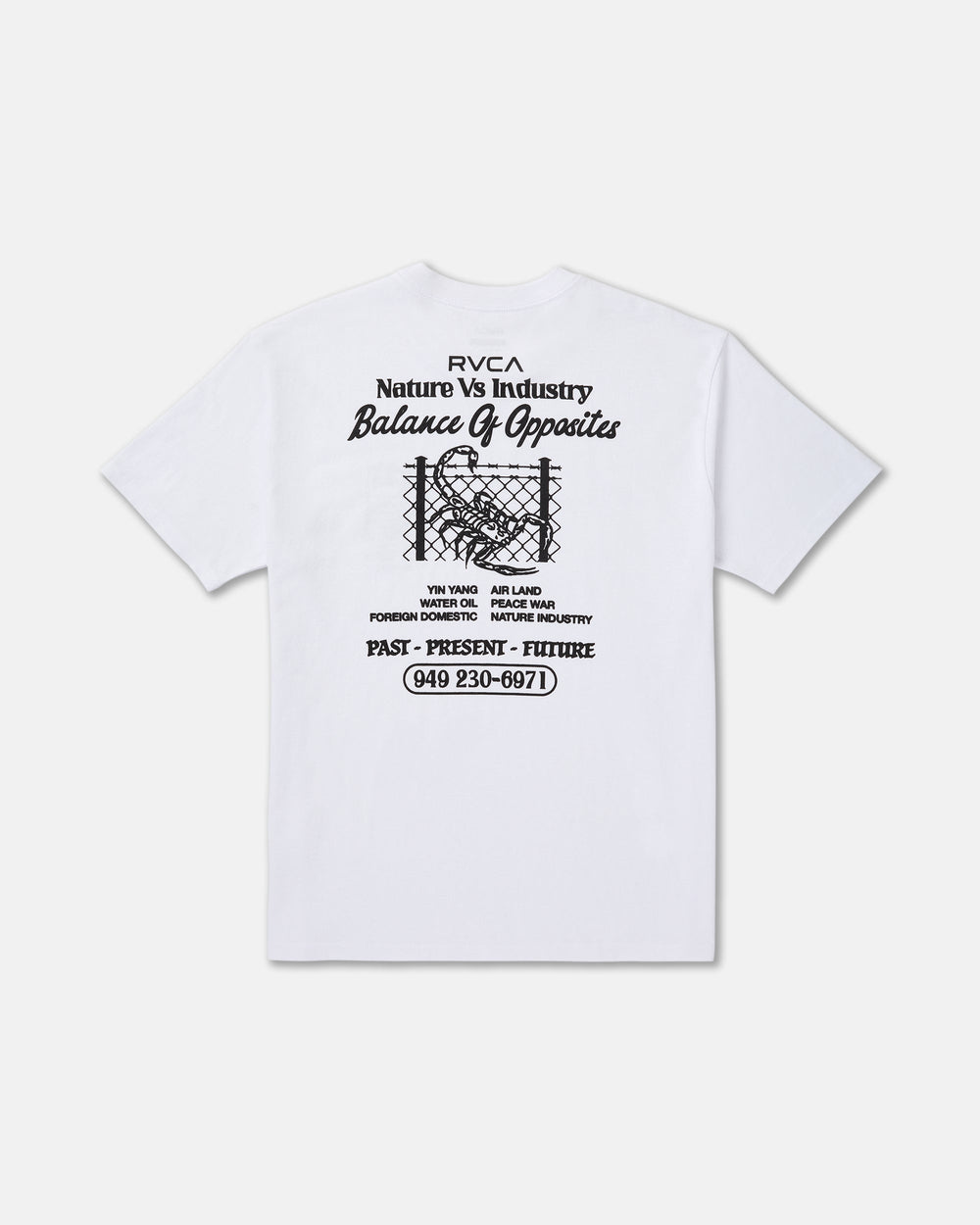 Security Code Tee - White | RVCA US