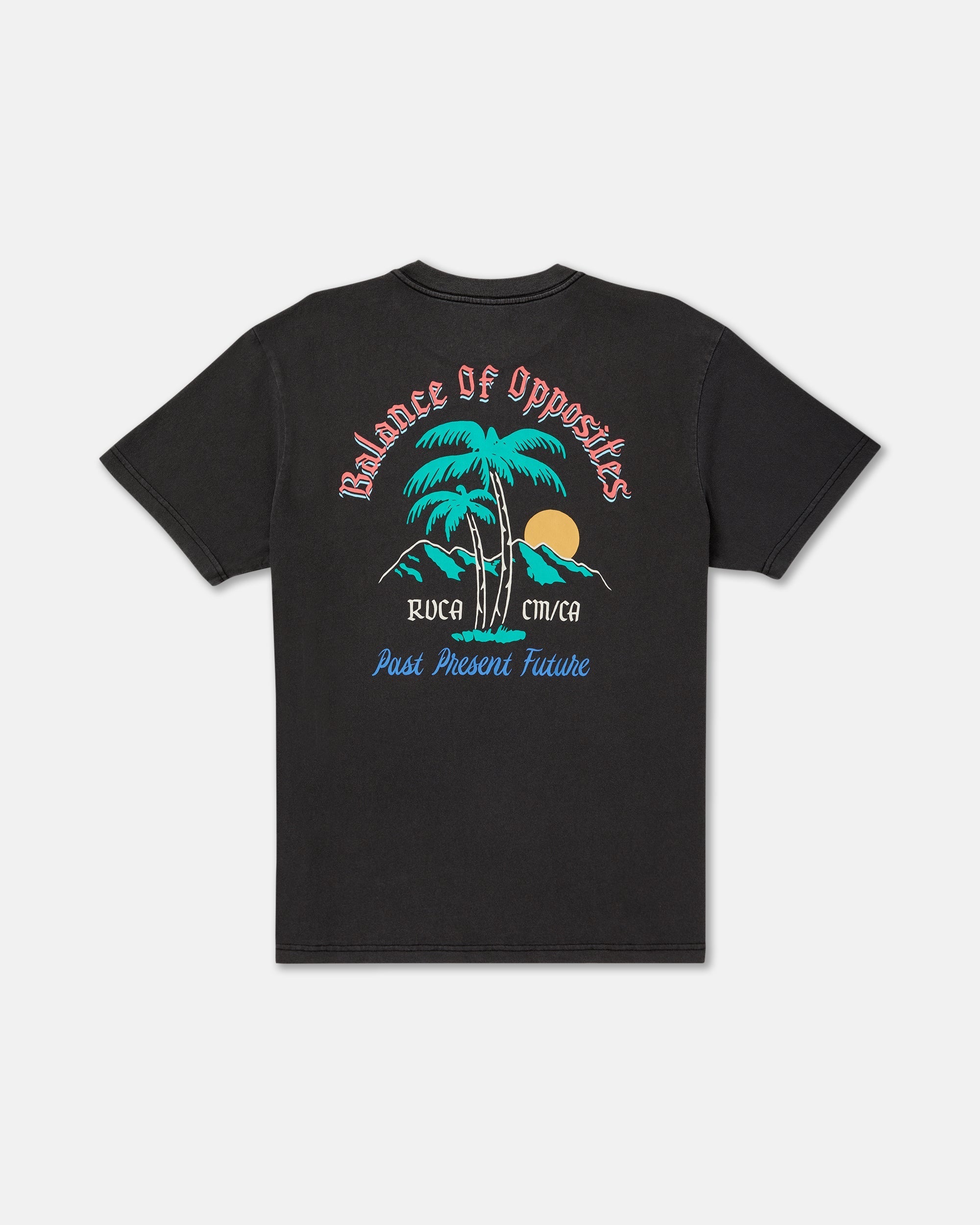 Frond Mural Short Sleeve Tee - Black | RVCA near me