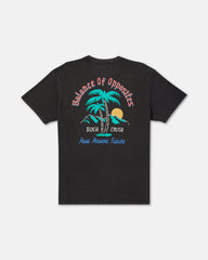 Frond Mural Short Sleeve Tee - Black | RVCA near me