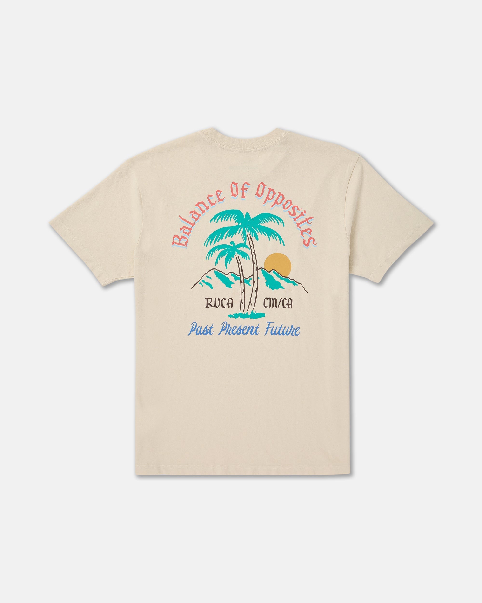 Frond Mural Short Sleeve Tee - Ceramic | RVCA on sale