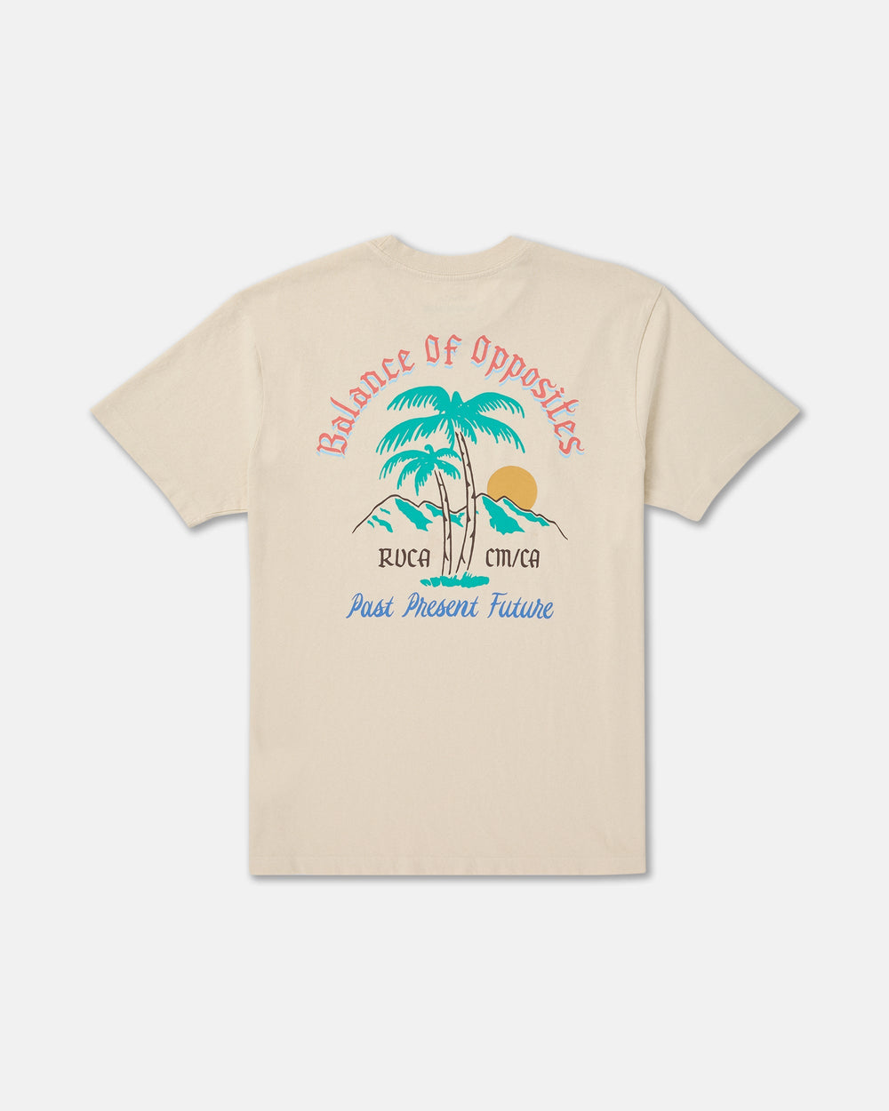 Frond Mural Short Sleeve Tee - Ceramic | RVCA on sale