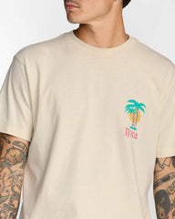 Frond Mural Short Sleeve Tee - Ceramic | RVCA on sale