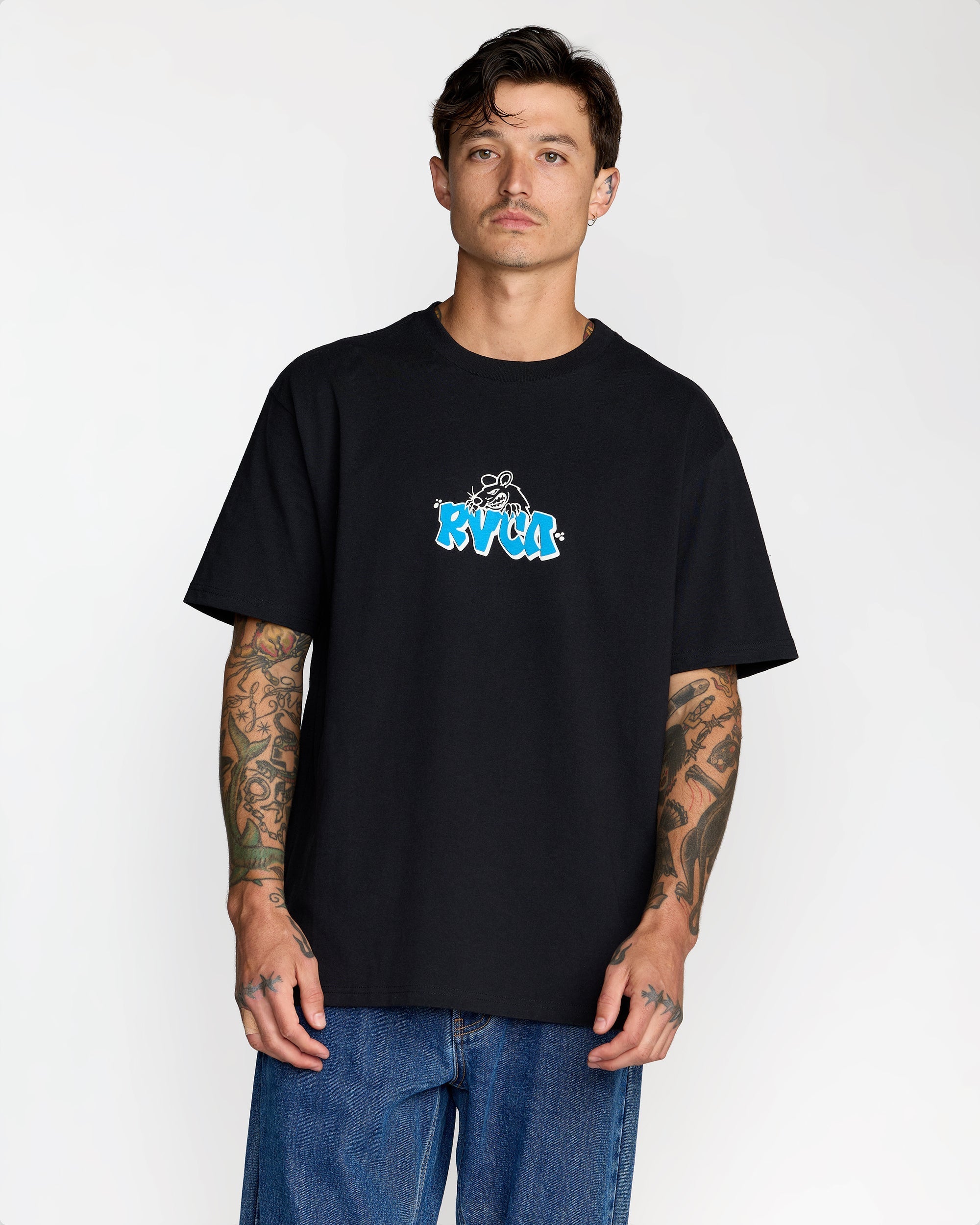 Ratnest Short Sleeve Tee - Black | RVCA near me