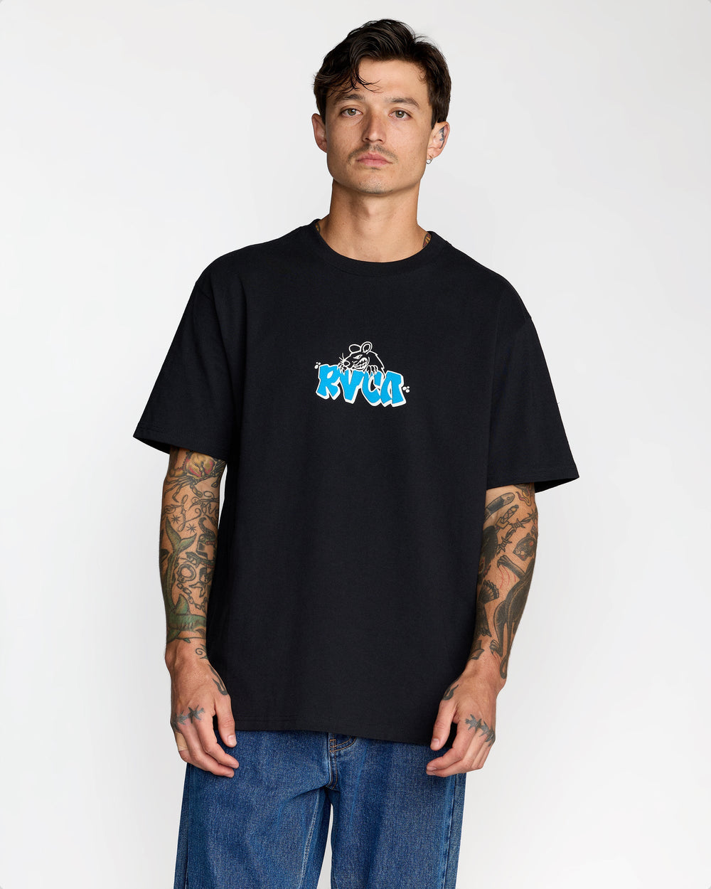 Ratnest Short Sleeve Tee - Black | RVCA near me