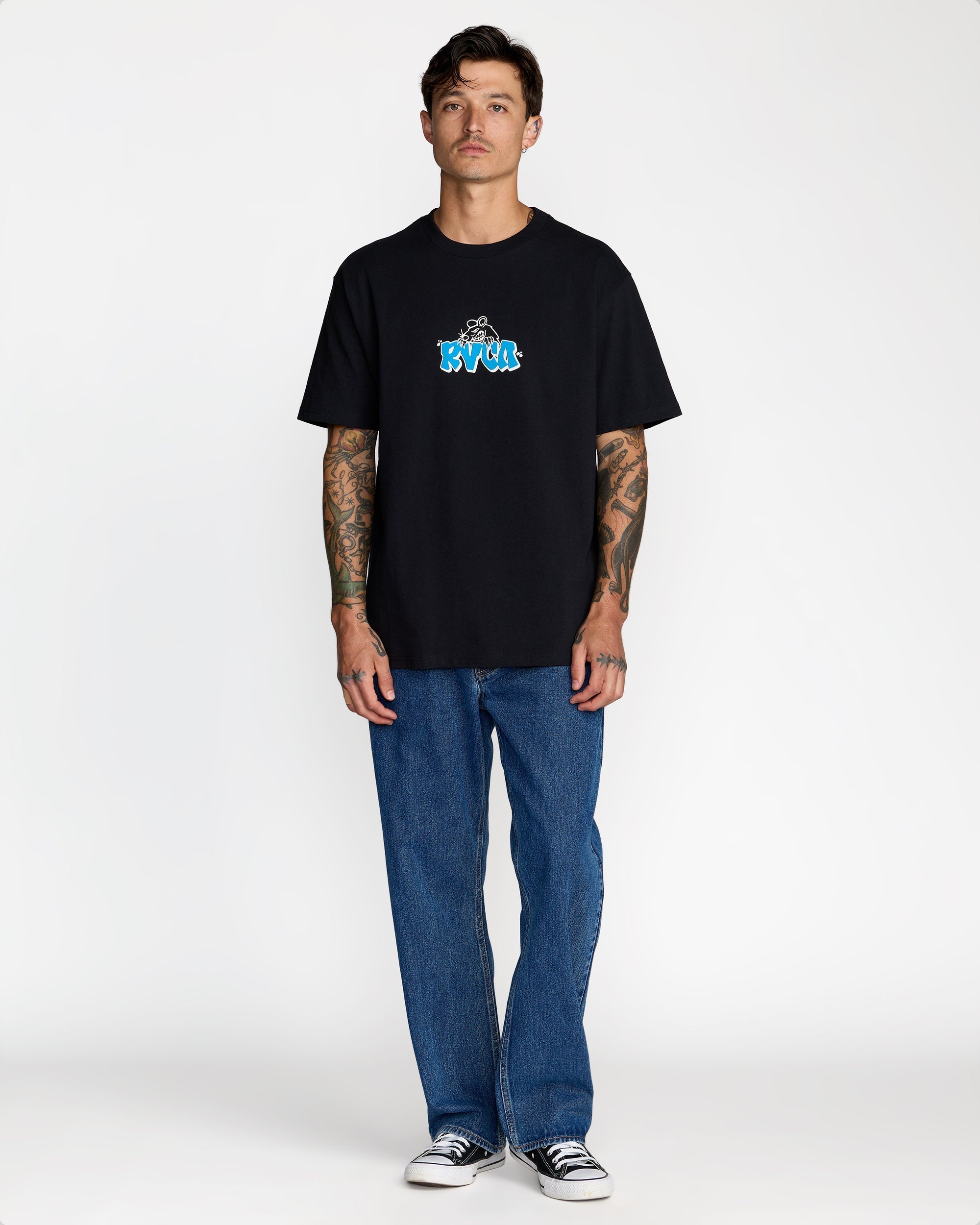 Ratnest Short Sleeve Tee - Black | RVCA near me