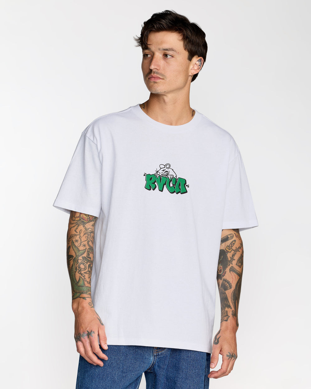 Ratnest Short Sleeve Tee - White | RVCA near me