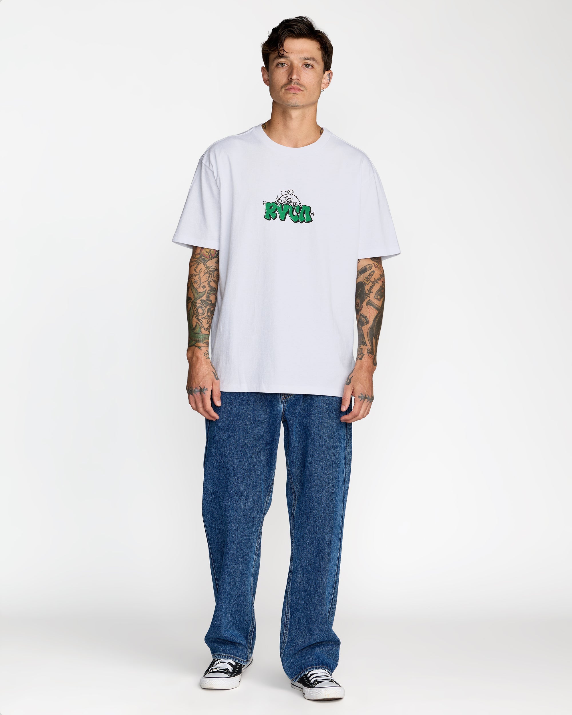 Ratnest Short Sleeve Tee - White | RVCA near me