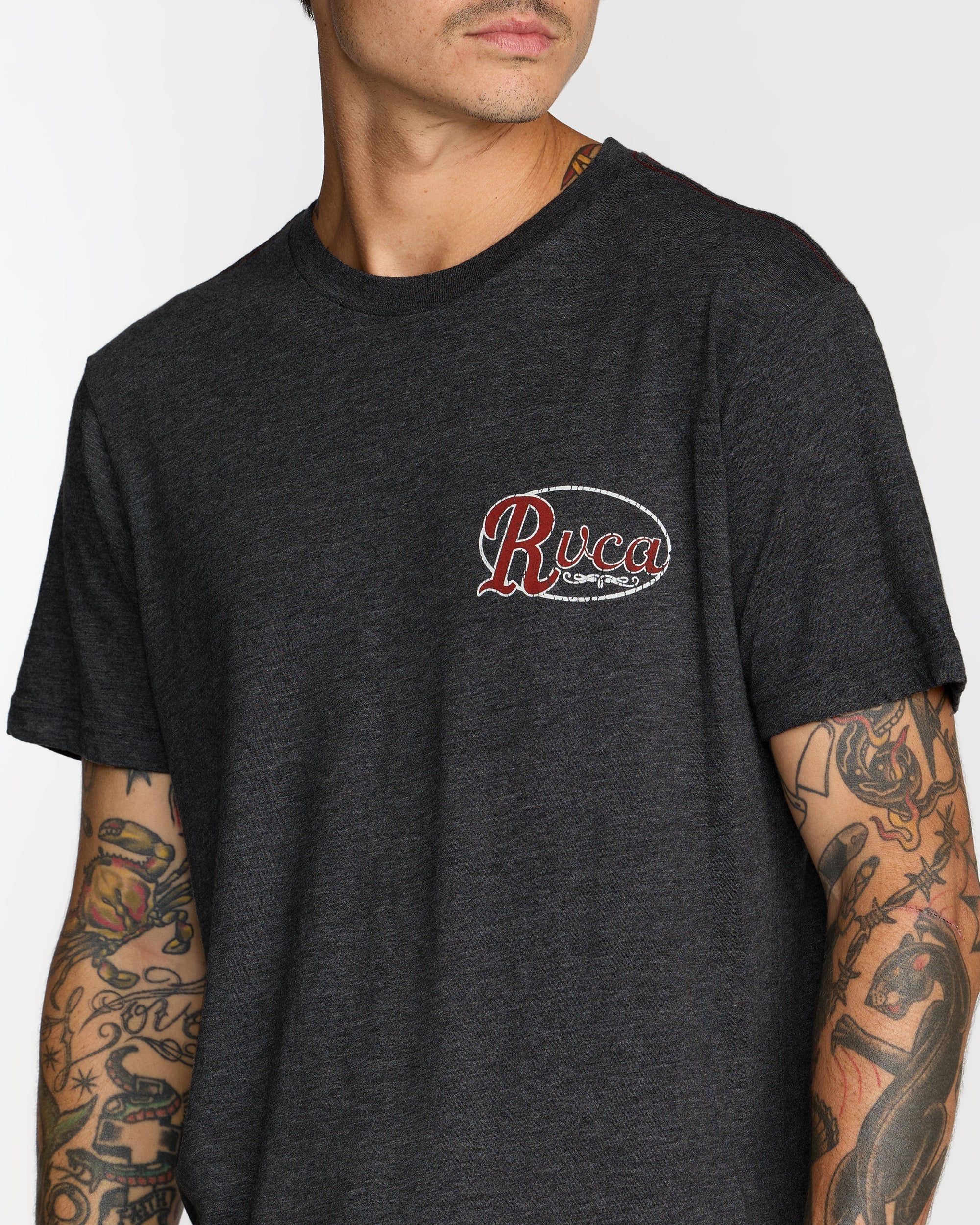 Corral Short Sleeve Tee - Black | RVCA discount