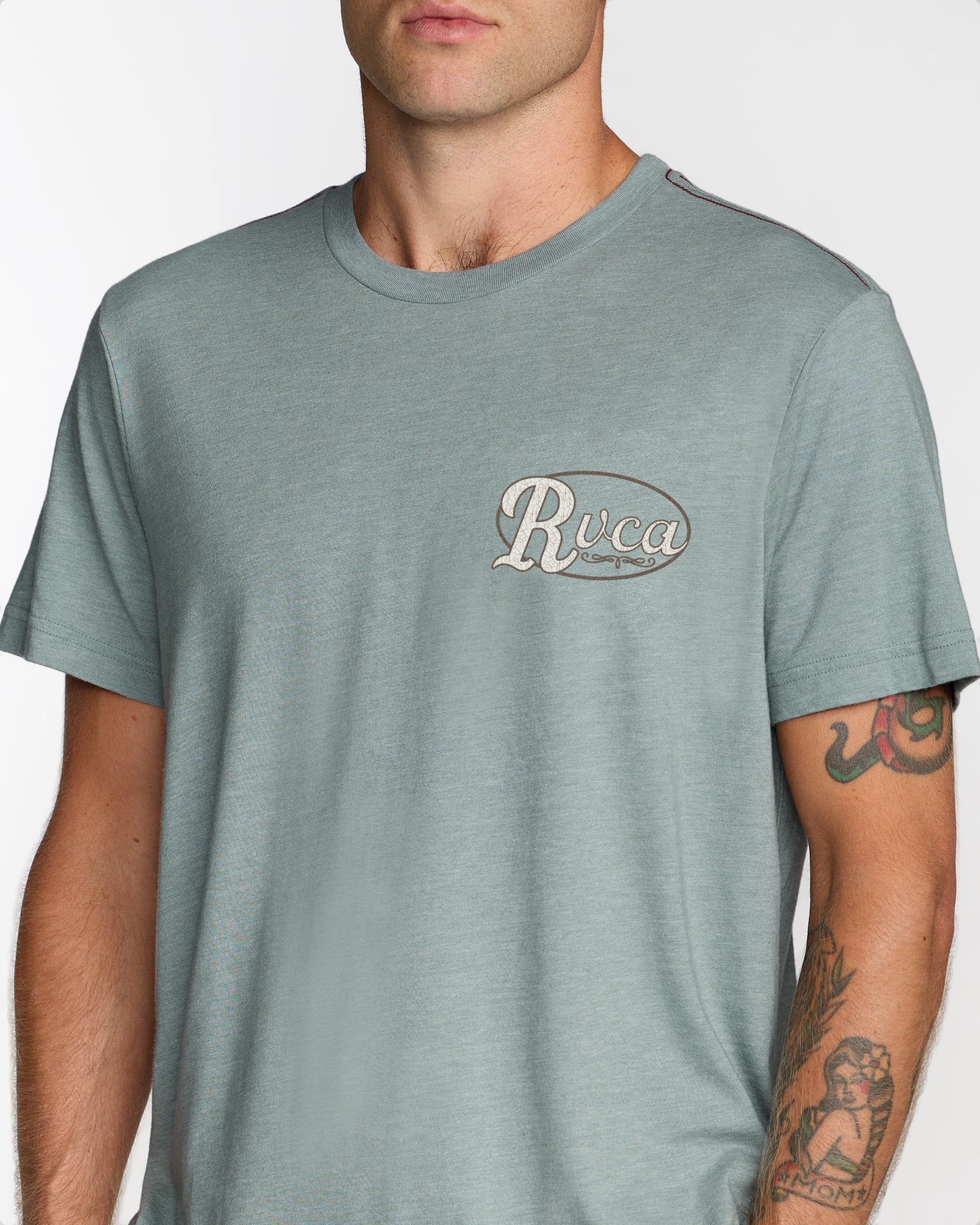 Corral Short Sleeve Tee - Lead | RVCA online