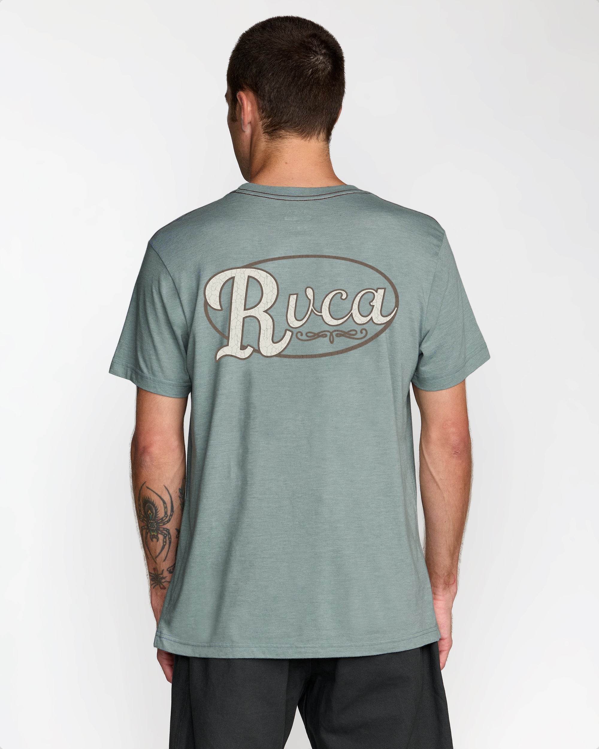 Corral Short Sleeve Tee - Lead | RVCA online