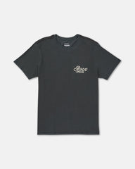 Emscript Short Sleeve Tee - Pirate Black | RVCA on sale