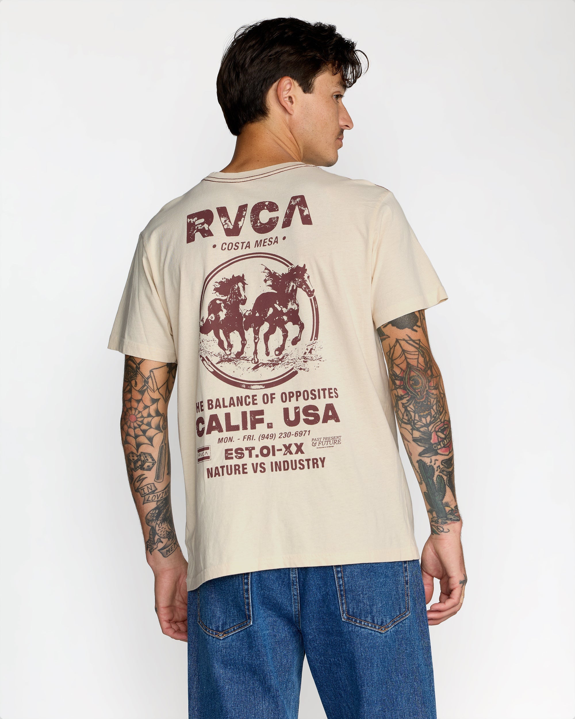 Ride Free Tee - Ceramic | RVCA for sale