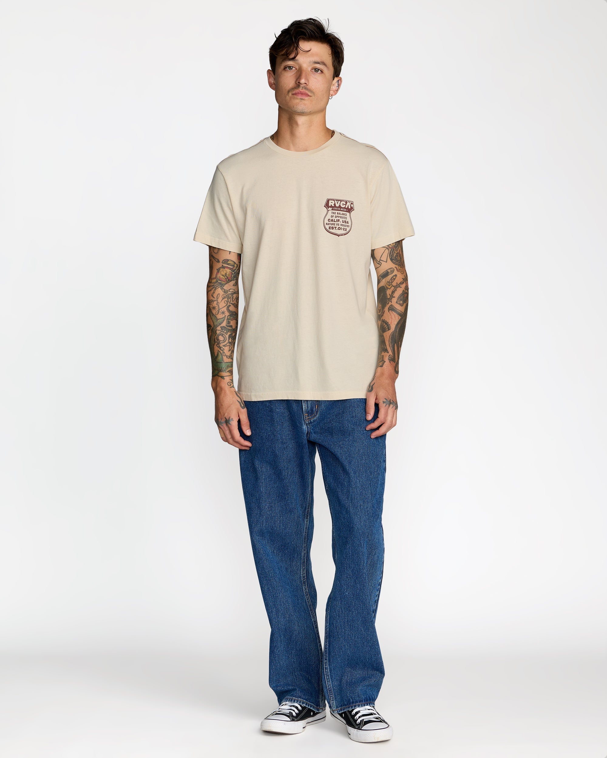 Ride Free Tee - Ceramic | RVCA for sale