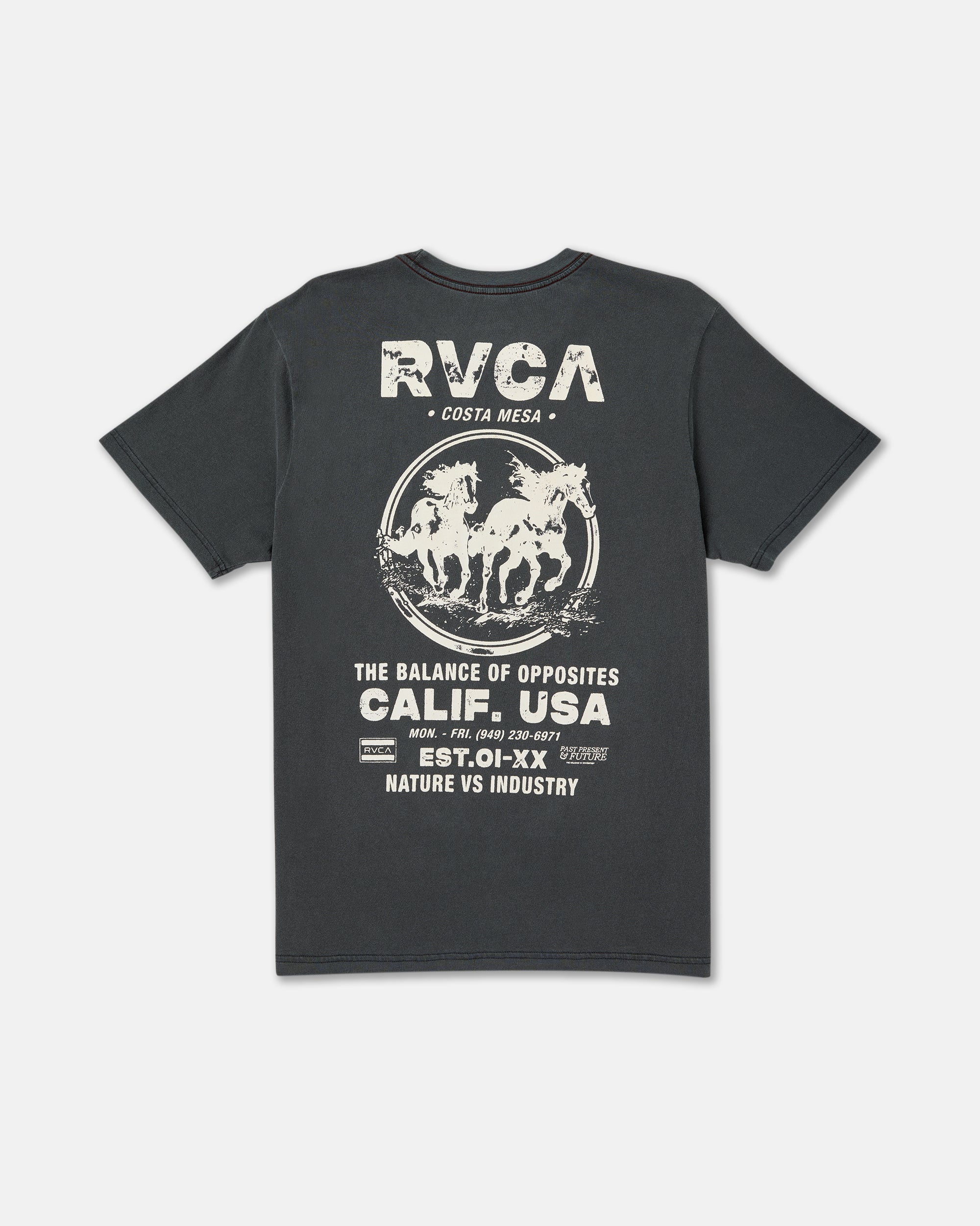 Ride Free Tee - Pirate Black | RVCA for sale