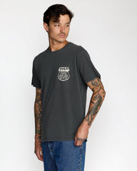 Ride Free Tee - Pirate Black | RVCA for sale