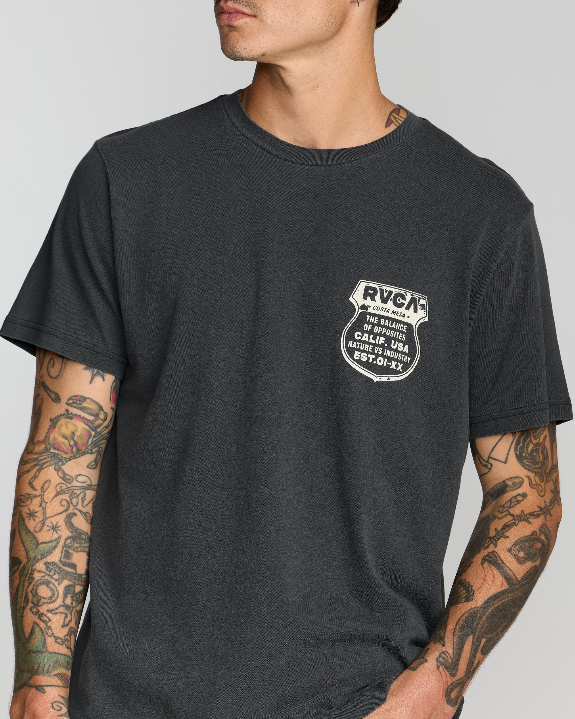 Ride Free Tee - Pirate Black | RVCA for sale