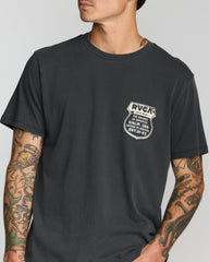Ride Free Tee - Pirate Black | RVCA for sale