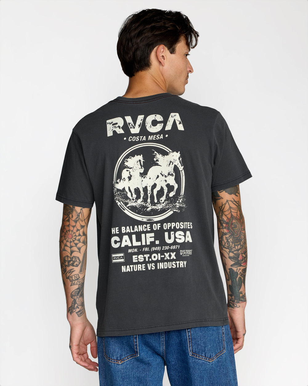 Ride Free Tee - Pirate Black | RVCA for sale