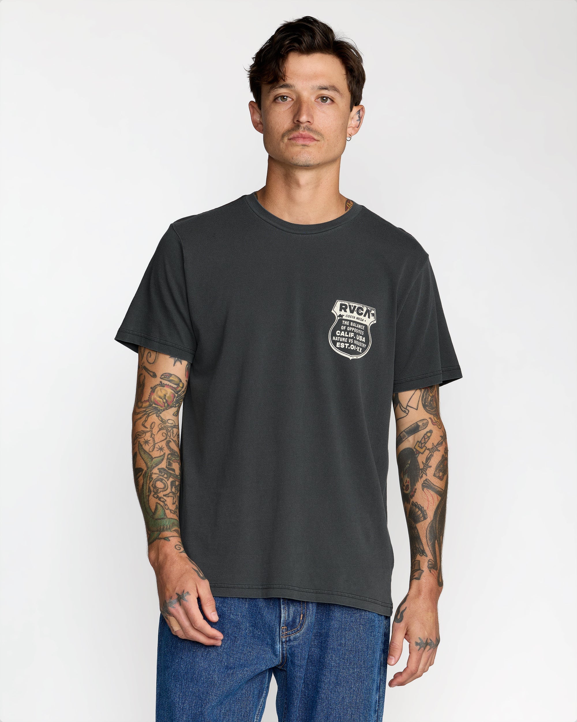 Ride Free Tee - Pirate Black | RVCA for sale