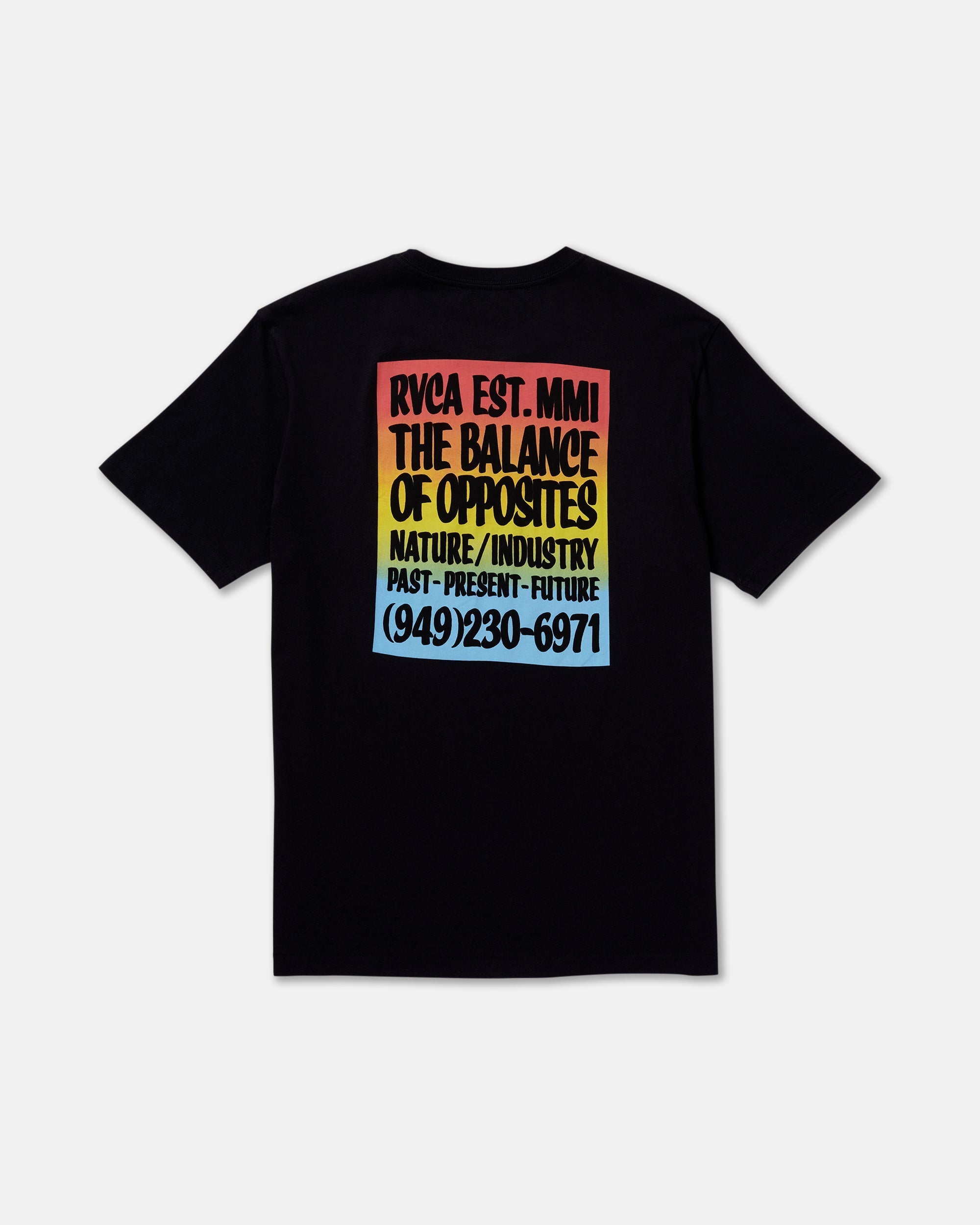 Screen Fade Short Sleeve Tee - Black | RVCA near me