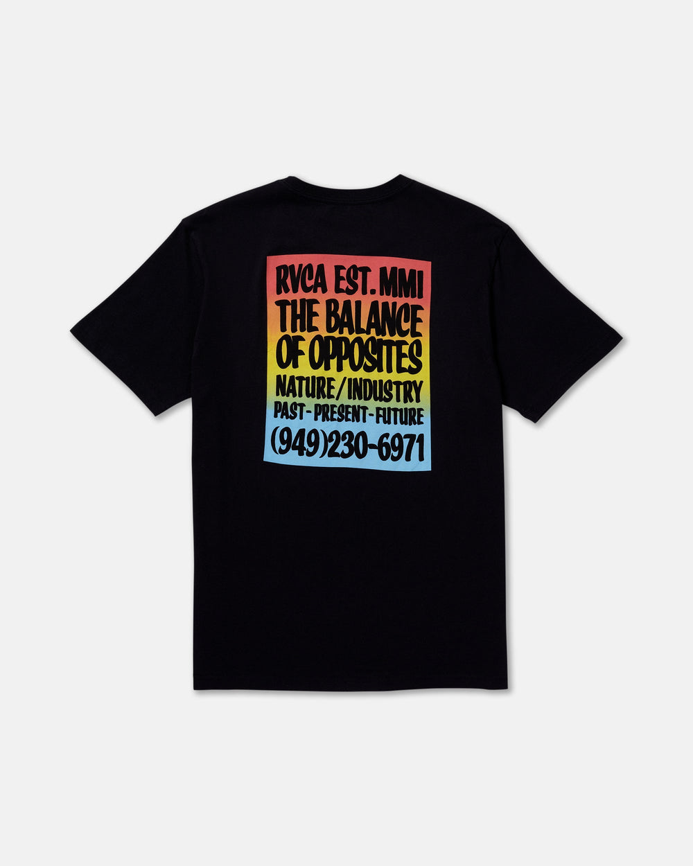 Screen Fade Short Sleeve Tee - Black | RVCA near me