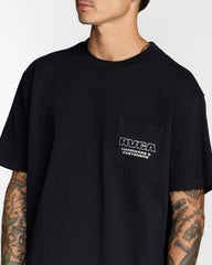 RVCA Fasteners Pocket Short Sleeve Tee - Black | RVCA near me
