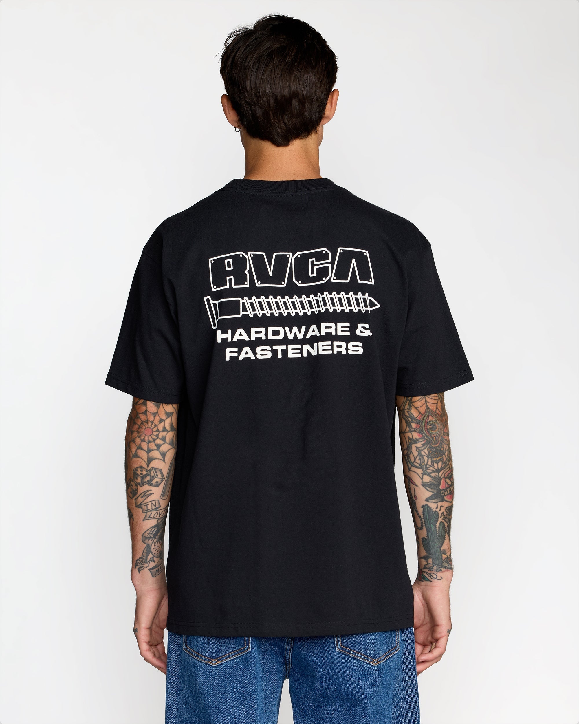 RVCA Fasteners Pocket Short Sleeve Tee - Black | RVCA near me