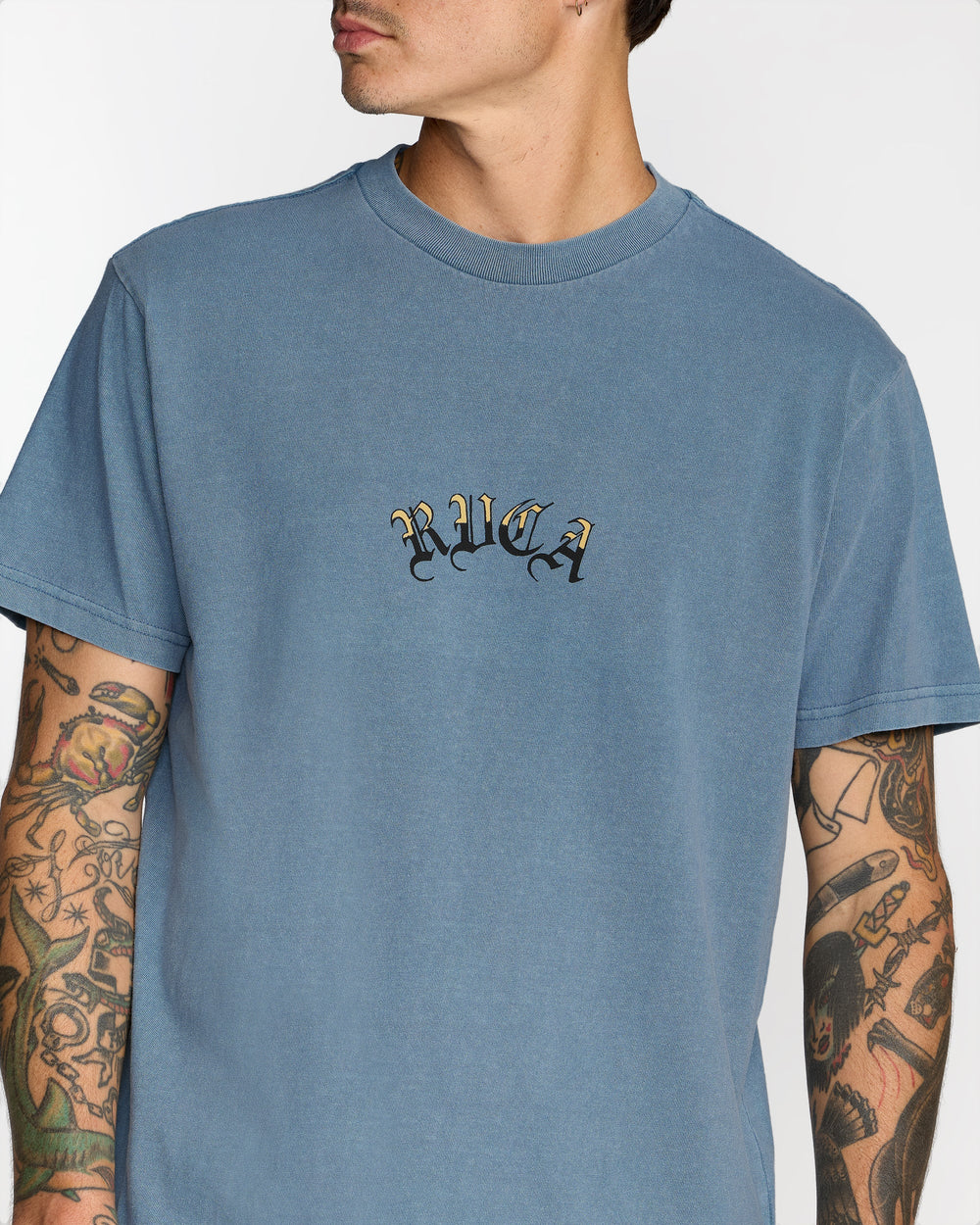 Olde Rvca Short Sleeve Tee - Vintage Navy | RVCA discount