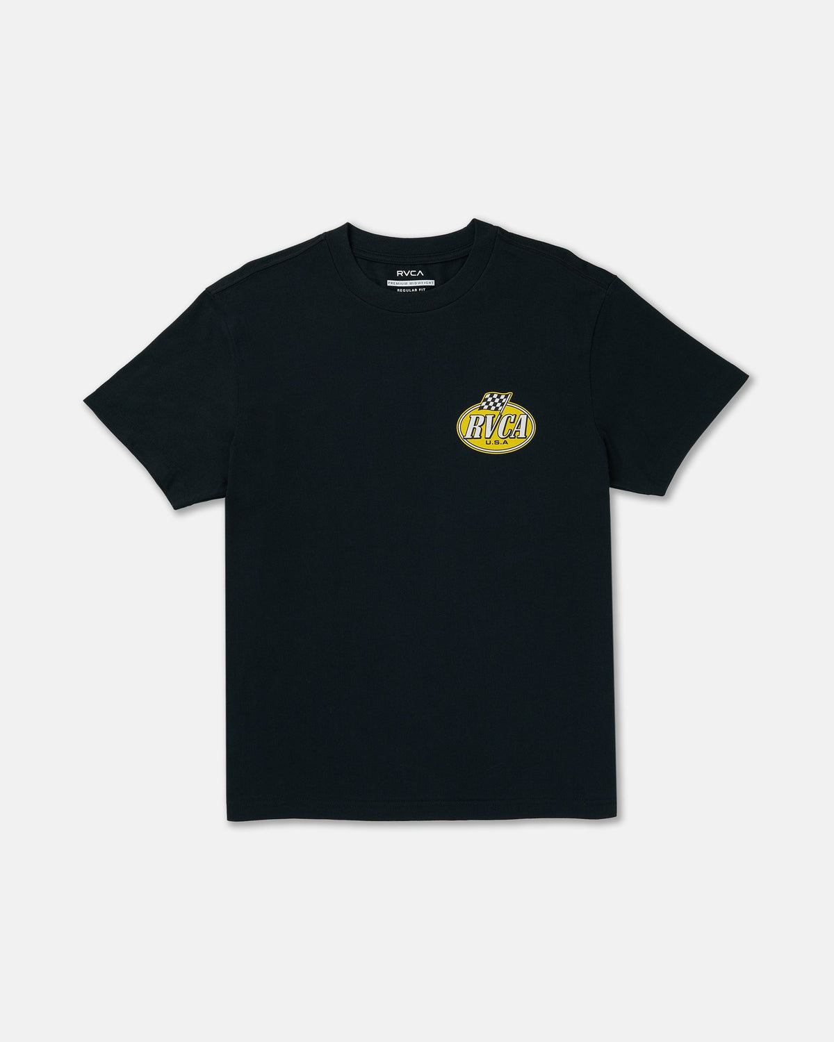 Speed Check Short Sleeve Tee - Black | RVCA sale